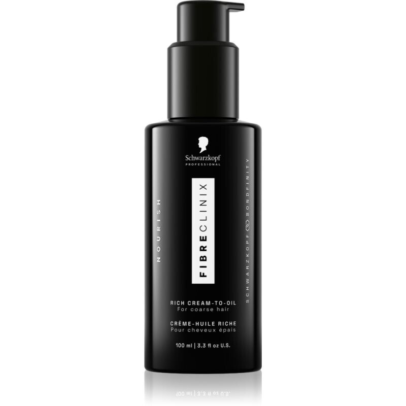 Schwarzkopf Professional Fibre Clinix Rich Cream-to-Oil nourishing oil for unruly hair 100 ml