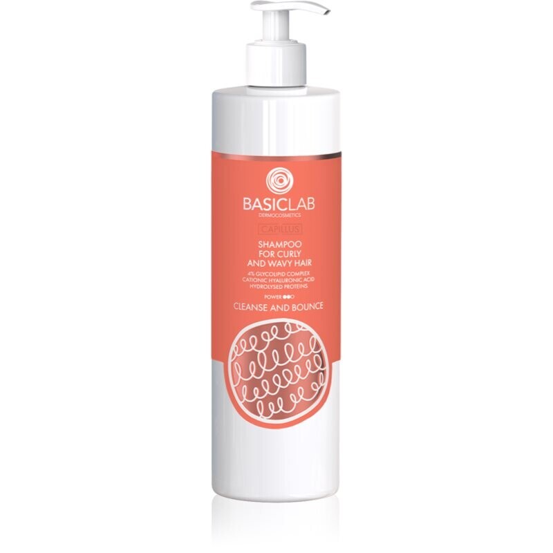 BasicLab Dermocosmetics Capillus shampoo for wavy and curly hair 300 ml
