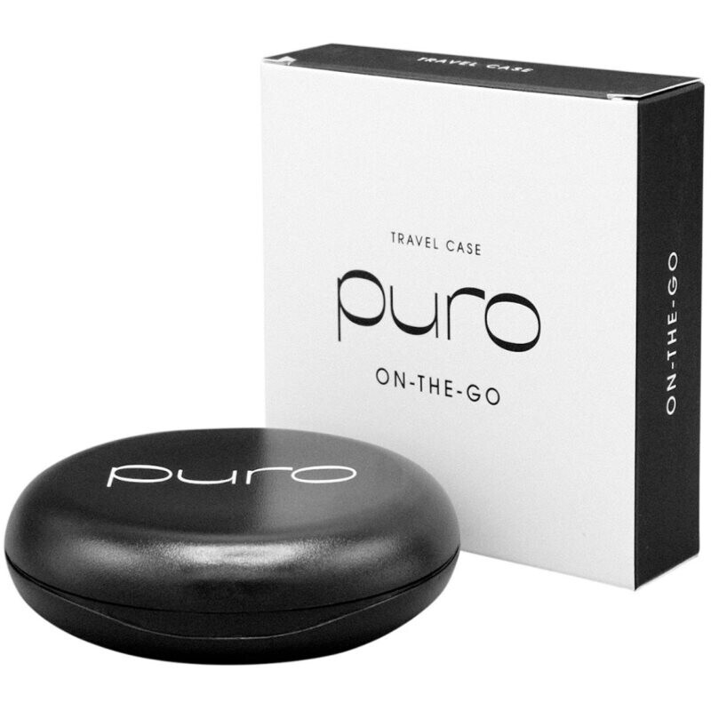 PURO WHITE On the go travel case for braces black 1 pc