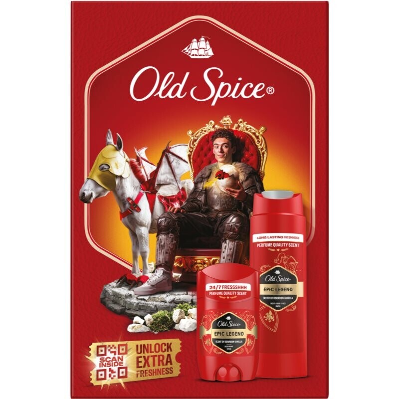 Old Spice Epic Legend Knight gift set