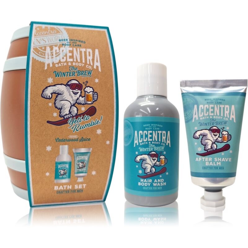 Accentra The Winter Brew Bath Set gift set for men 1 pc
