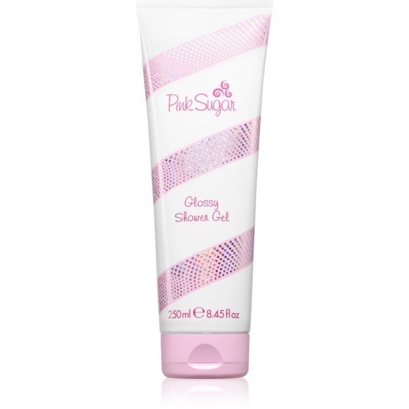 Pink Sugar Glossy gentle shower gel for women 250 ml