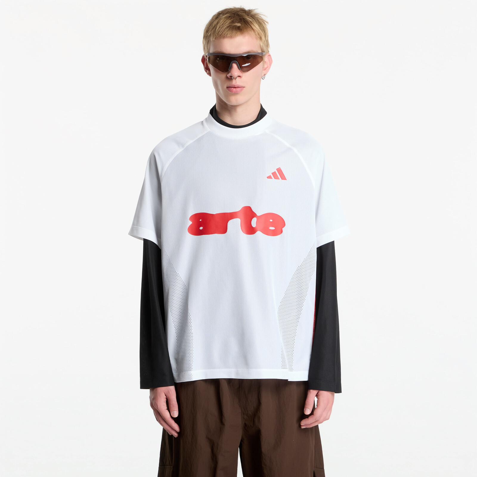 adidas x Arte Antwerp Longsleeve Double Layer Jersey White/ Black L