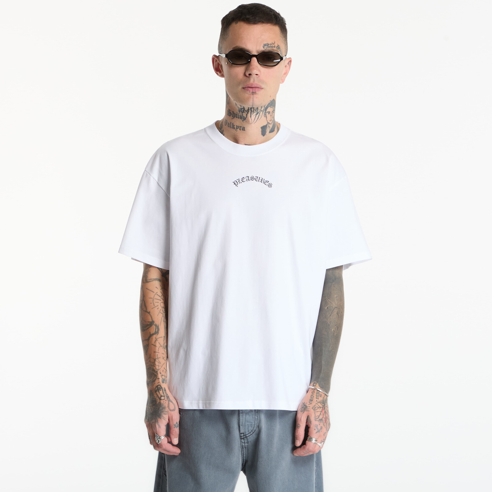 T-shirt PLEASURES Athor T-Shirt White XL