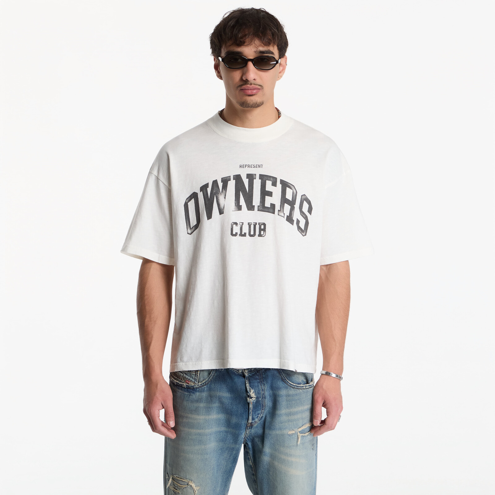 T-shirt Represent Owners T-Shirt UNISEX Flat White S