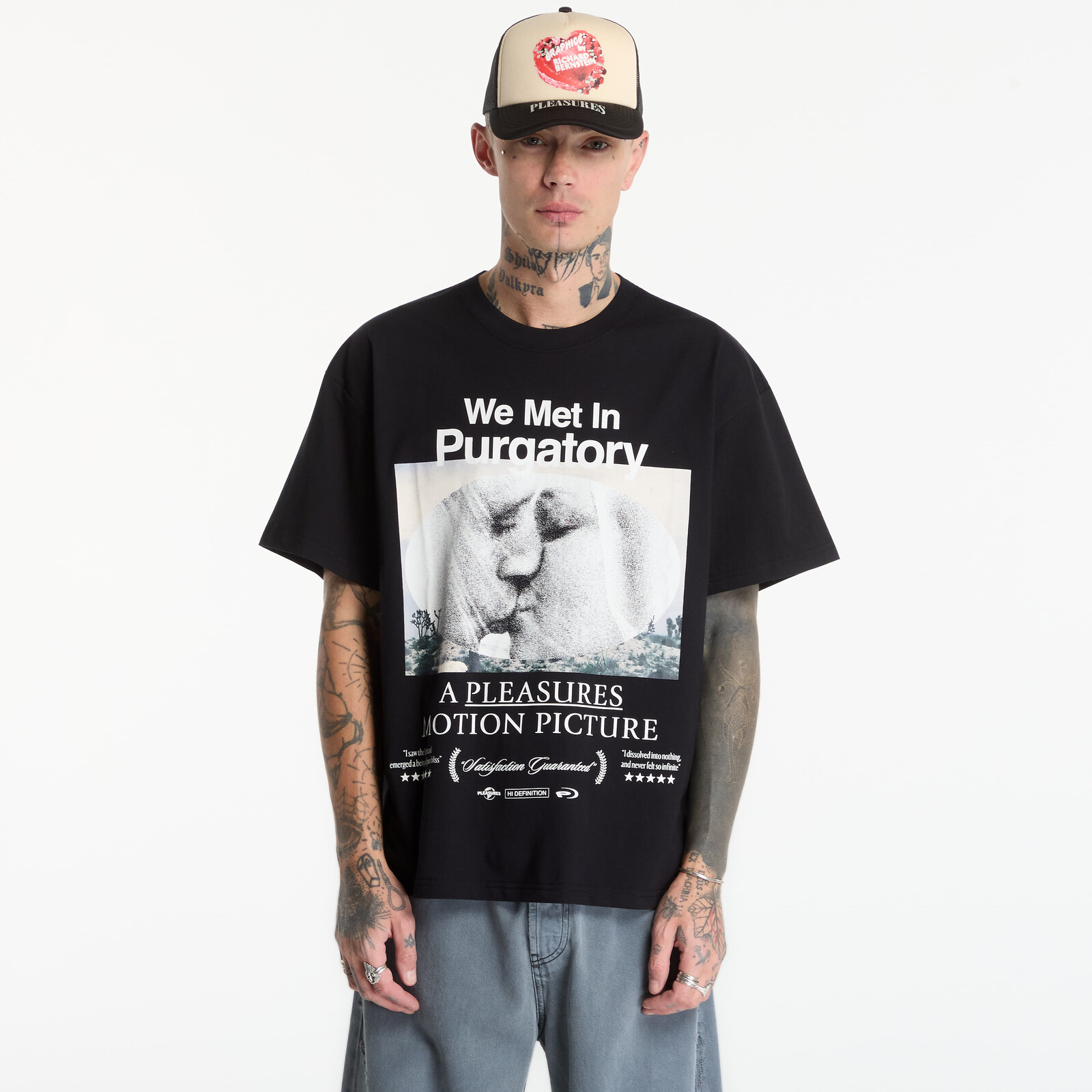 T-shirt PLEASURES Devotion T-Shirt Black L