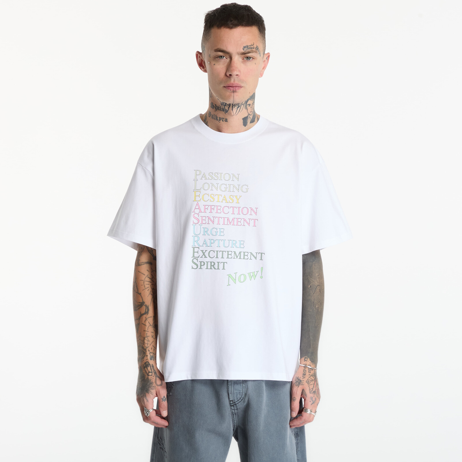 T-shirt PLEASURES Thesaurus T-Shirt White XL
