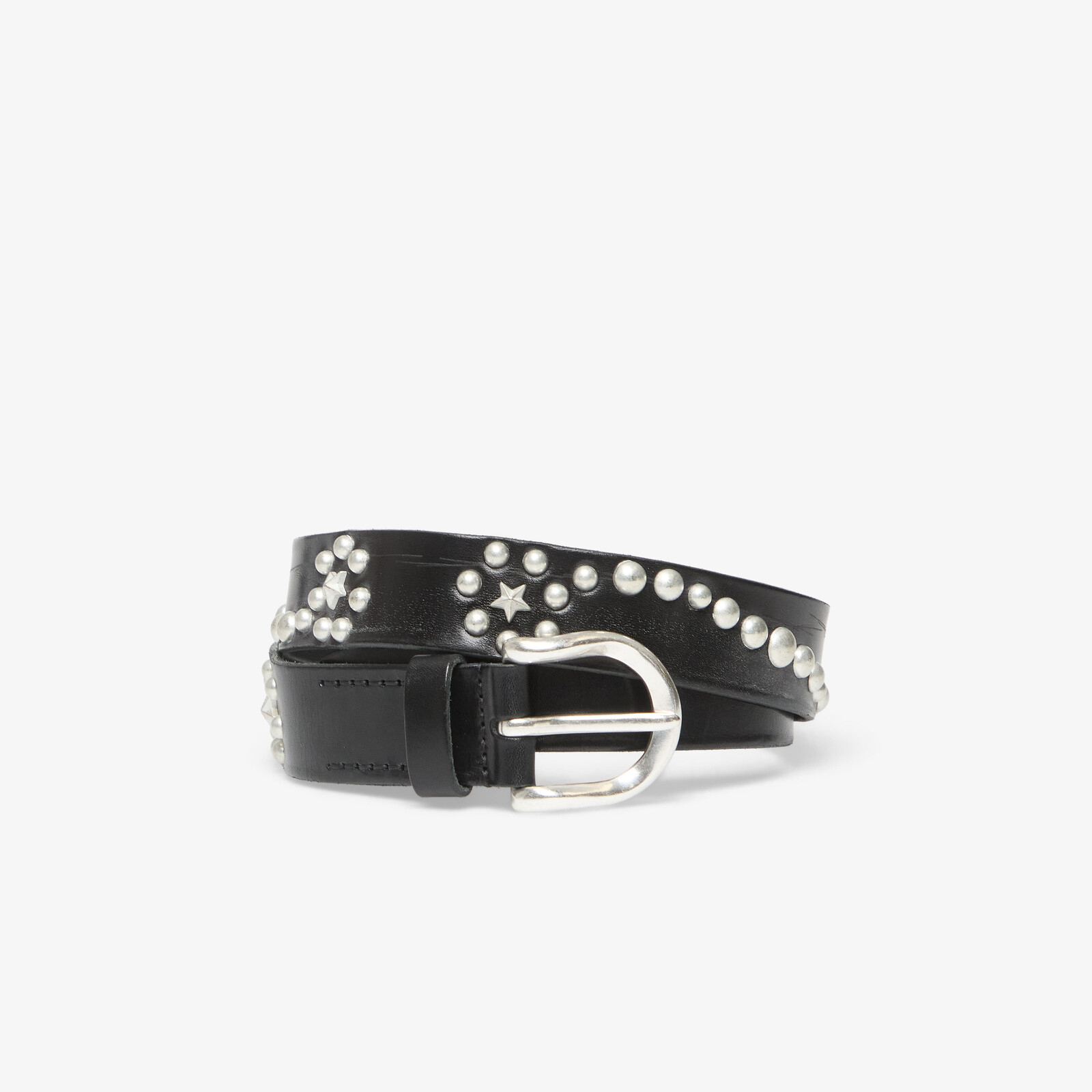 OUR LEGACY Star Fall Belt Black Bridle 100