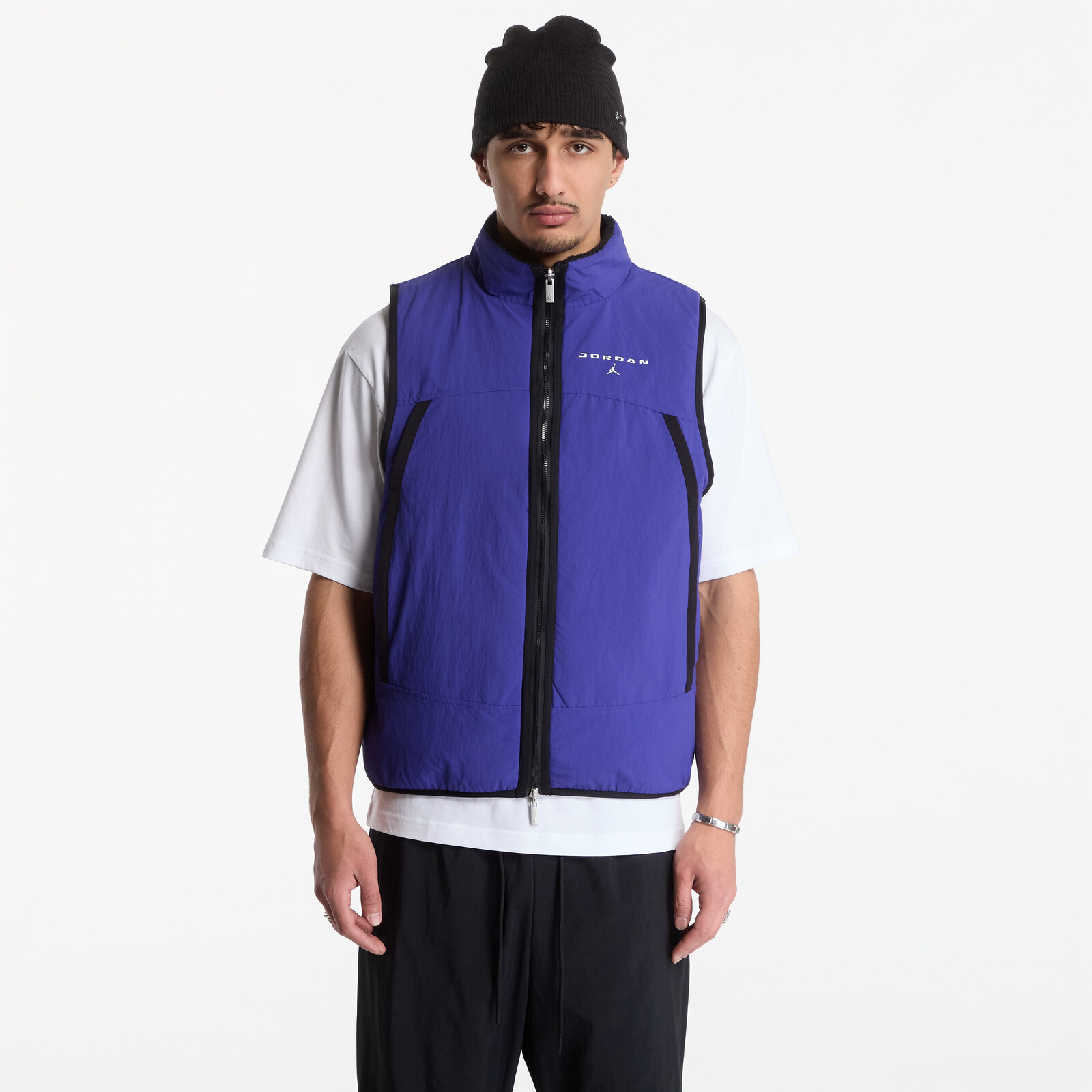 Jordan Flight Mountainside Vest Black/ Light Concord/ White S