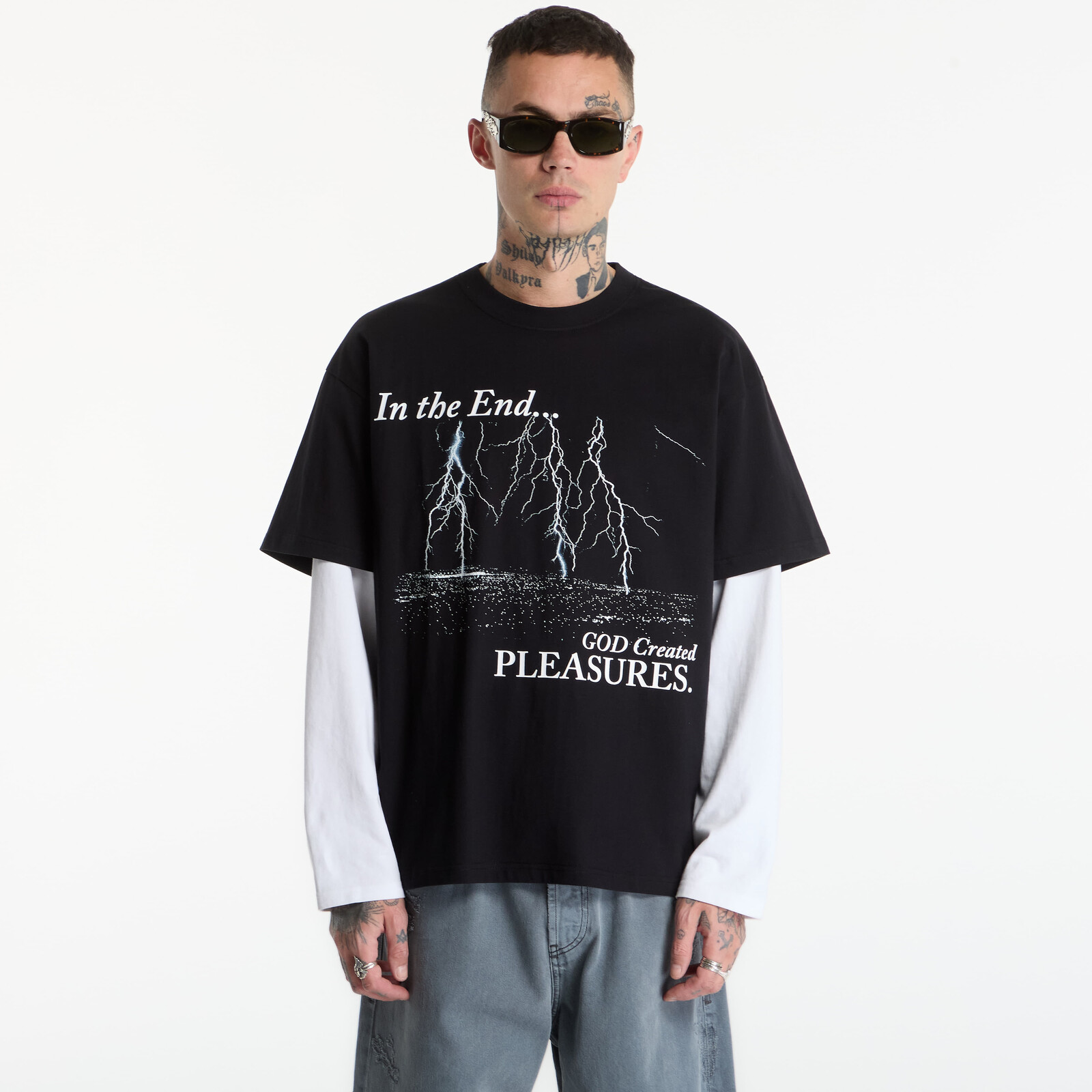 T-shirt PLEASURES End Times T-Shirt Black L