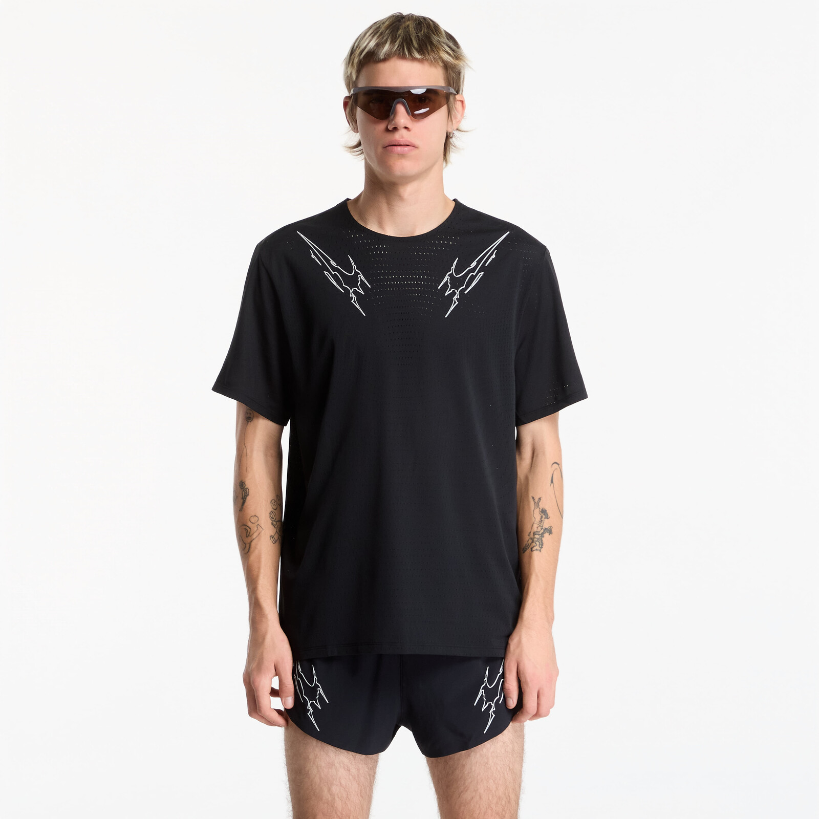 T-shirt Nike AeroSwift Dri-FIT ADV Short-Sleeve Graphic Running Top Black M