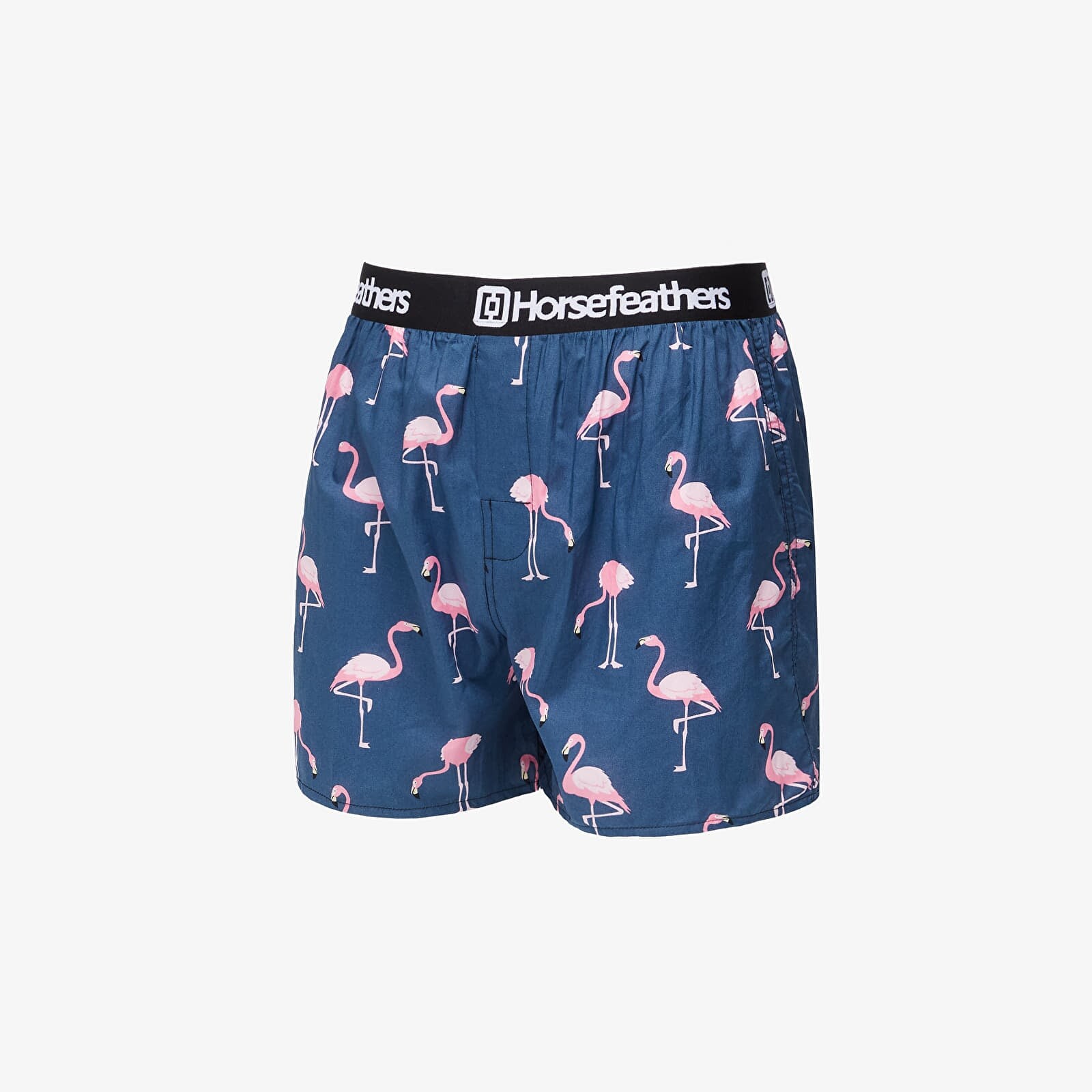 Horsefeathers Frazier Boxer Shorts Blue/ Flamingos Print L