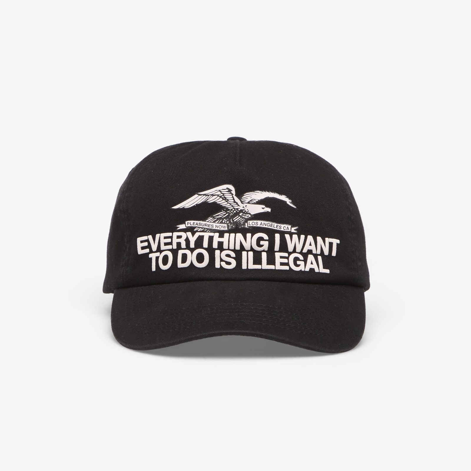 PLEASURES Illegal Snapback Black Universal