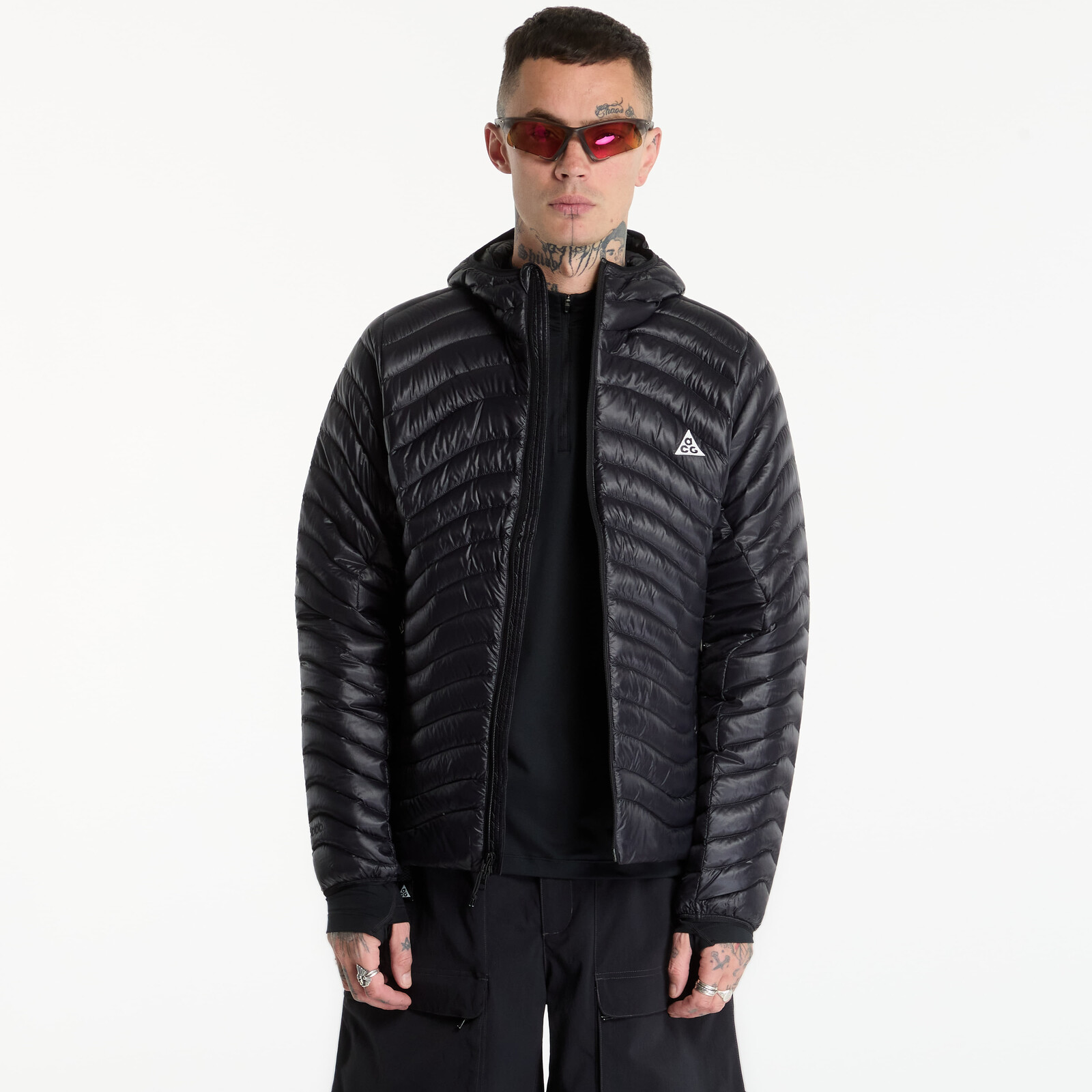 Jacket Nike ACG Lava Flow Therma-FIT ADV Ultralight Down Jacket Black/ Black/ Summit White XL