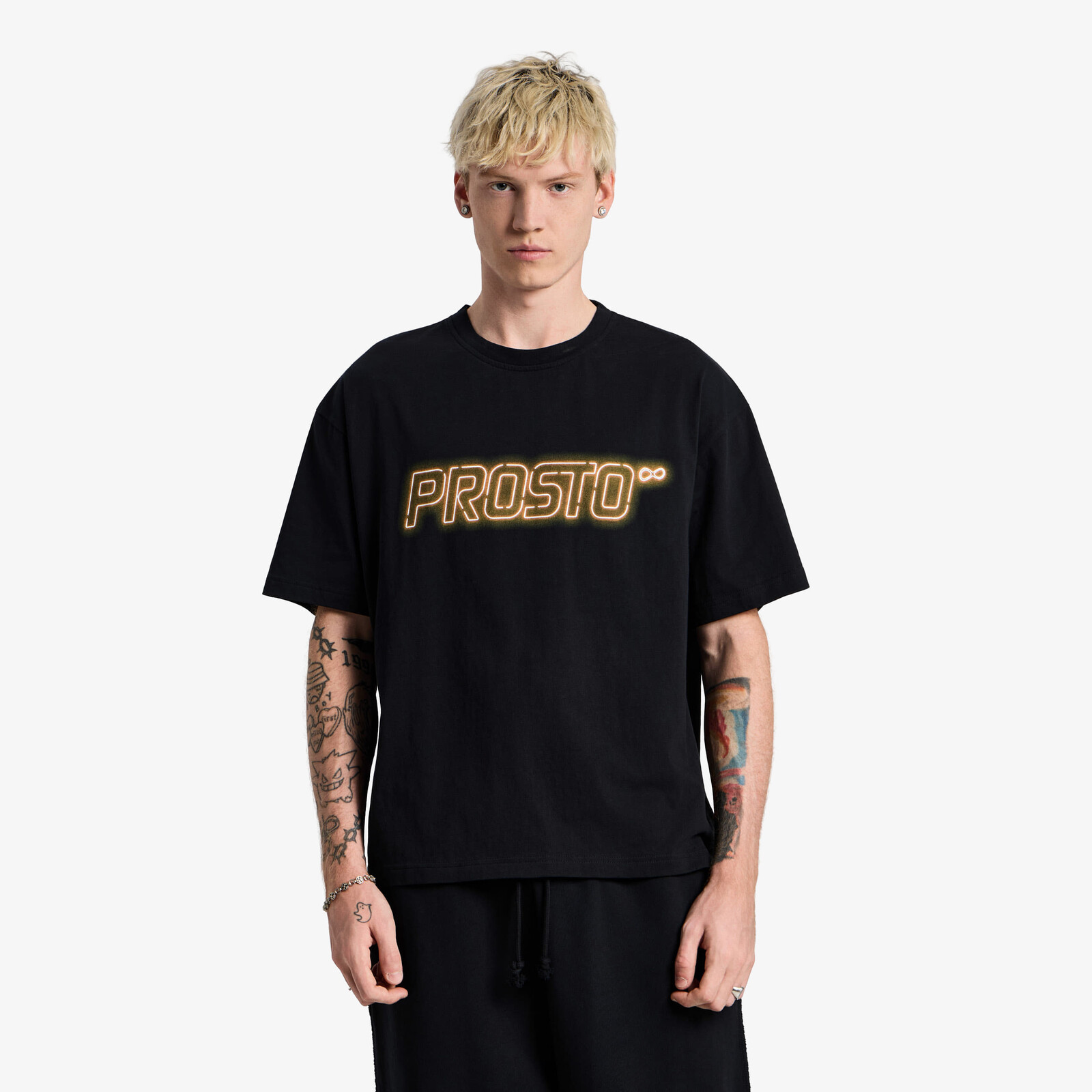 T-shirt Prosto T-shirt Neon Black XL