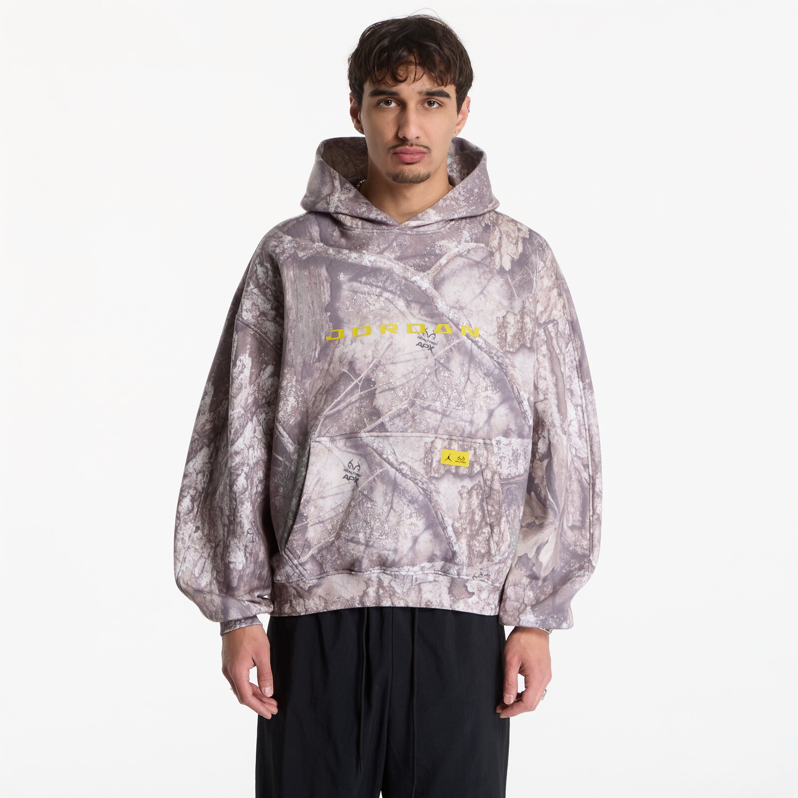 Sweatshirt Jordan Brooklyn Realtree Fleece Pullover Hoodie White/ Bright Citron S
