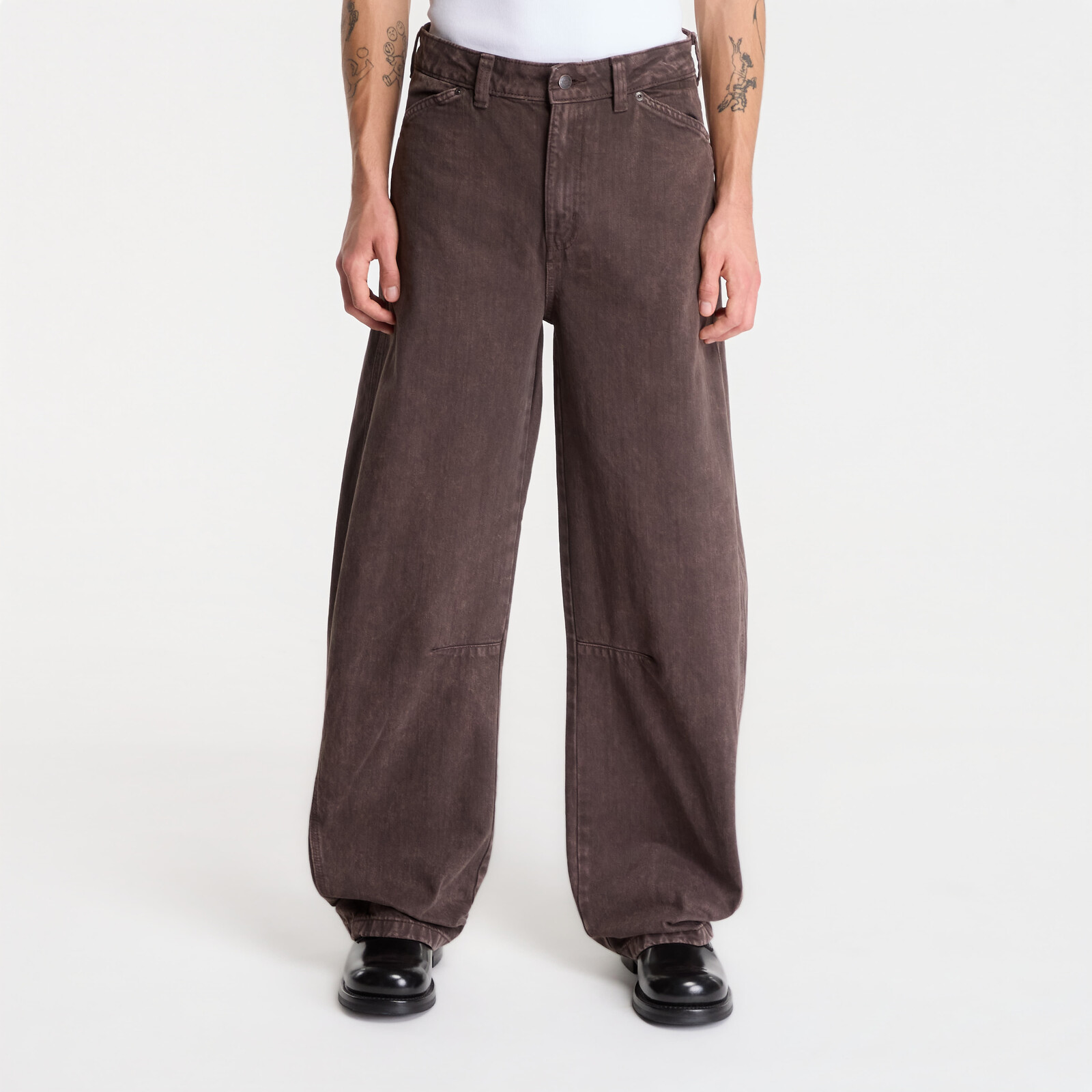 Pants Dickies Maricopa Low Waist Barrel Jeans Brown W31