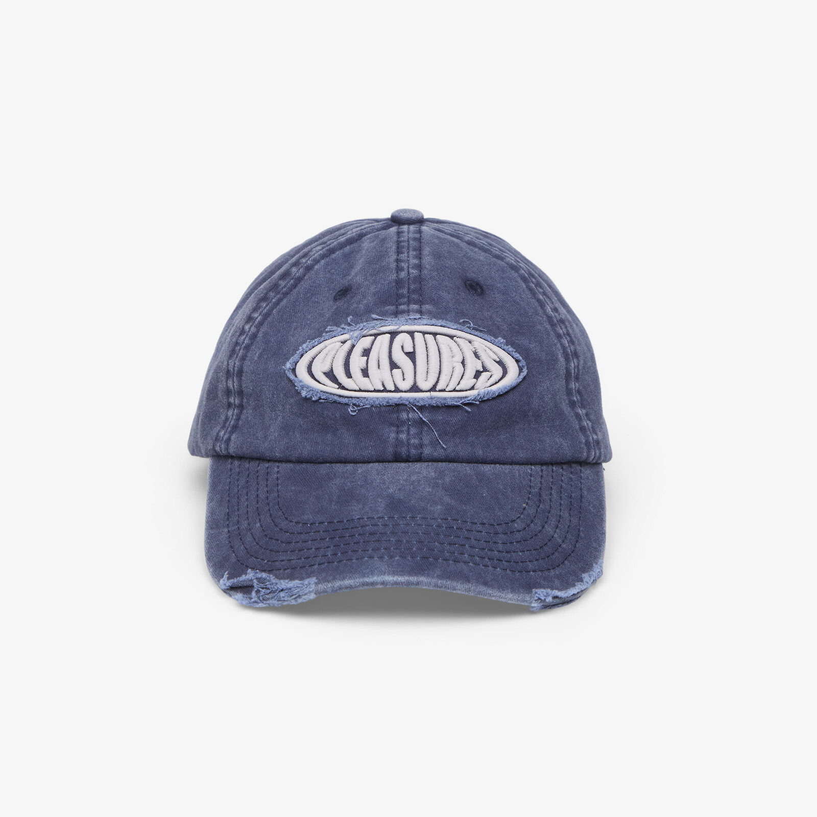 PLEASURES Bubble Rip Cap Navy Universal