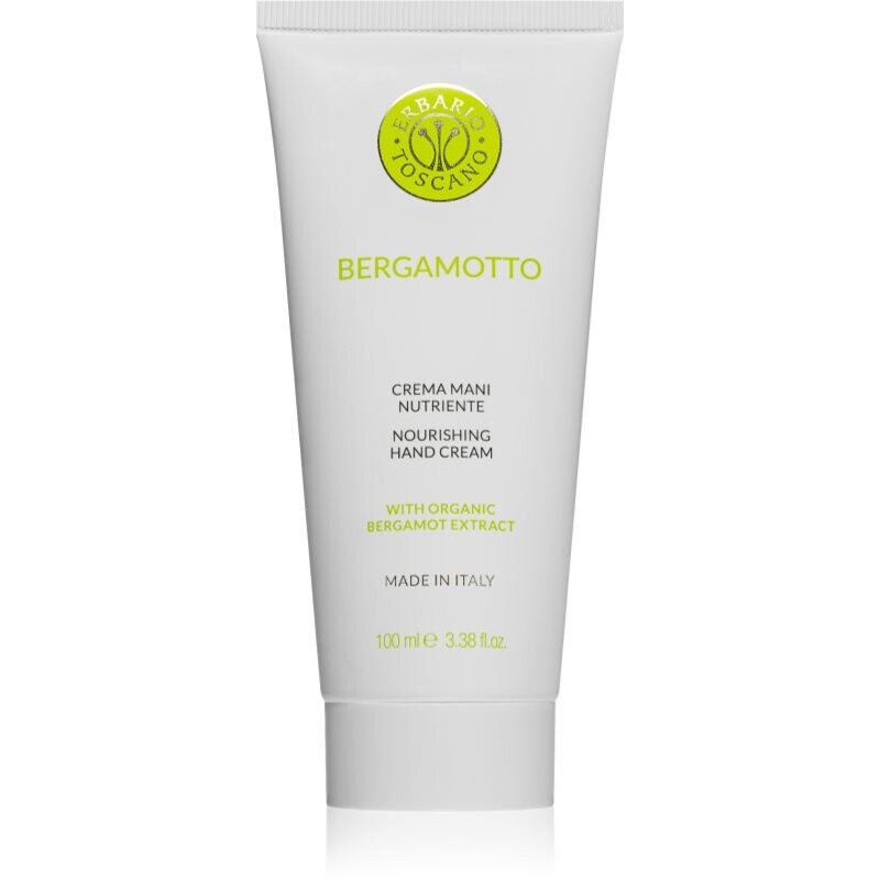 Erbario Toscano Bergamotto nourishing hand cream for women 100 ml