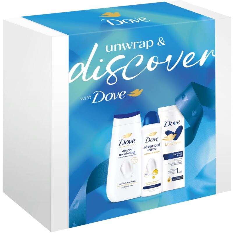 Dove Unwrap & Discover gift set for women