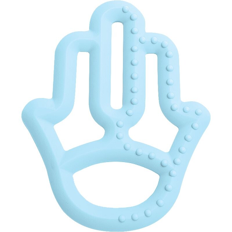 Minikoioi Teether Silicone chew toy 3m+ Blue 1 pc