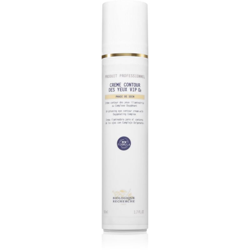 Biologique Recherche Crème Contour des Yeux VIP O2 brightening cream for puffy eyes and dark circles with applicator 50 ml