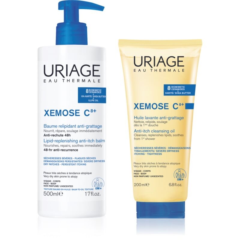 Uriage Xemose C8+ Set set for dry skin and eczema