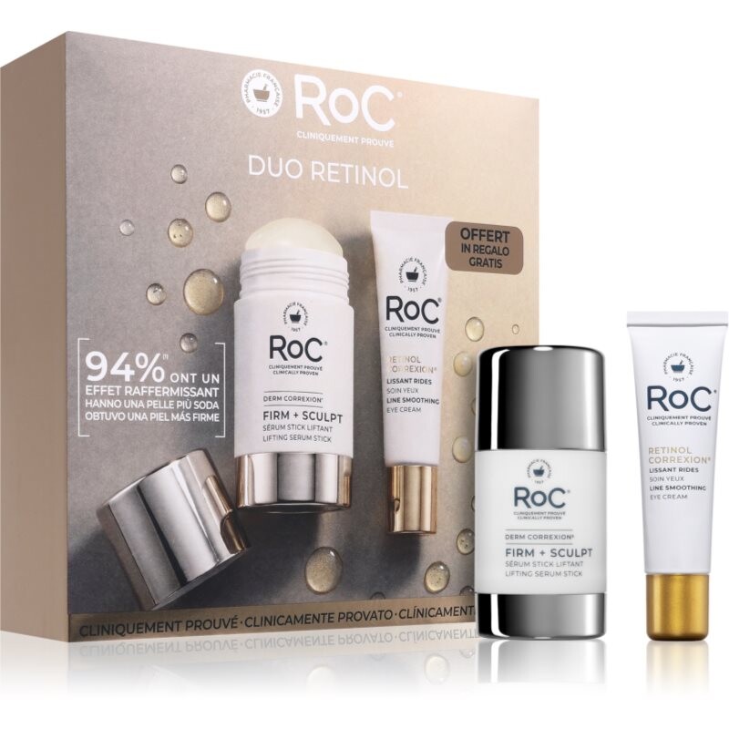 RoC Duo Retinol gift set with anti-wrinkle effect