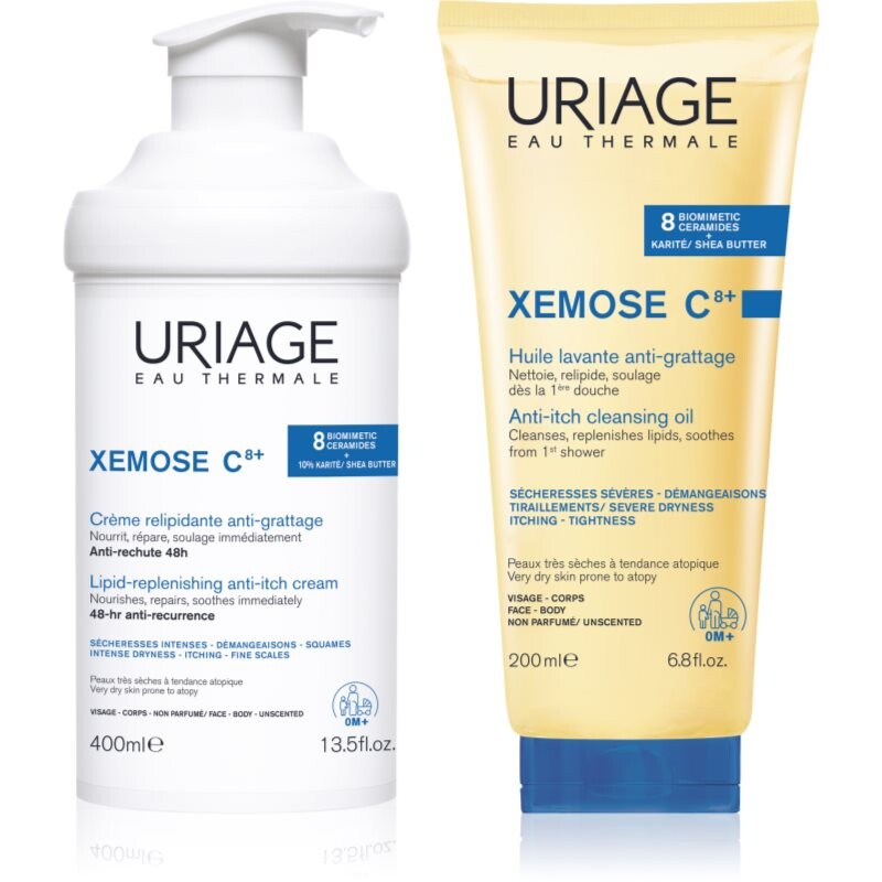 Uriage Xemose C8+ Set set for dry and atopic skin