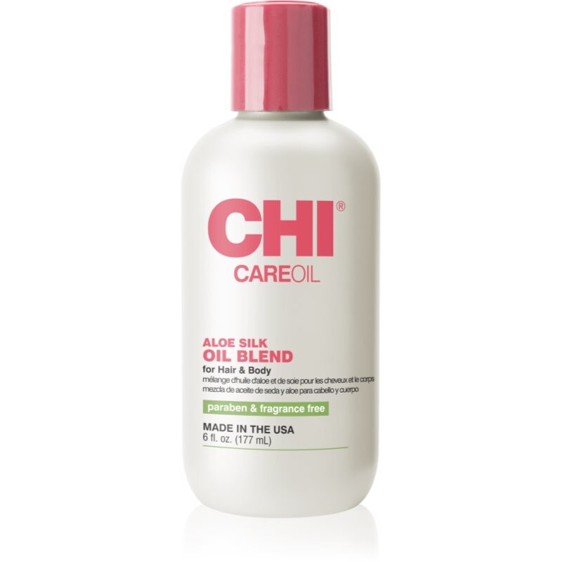 CHI Care Oil Aloe Silk Oil Blend moisturising oil for hair and body 177 ml