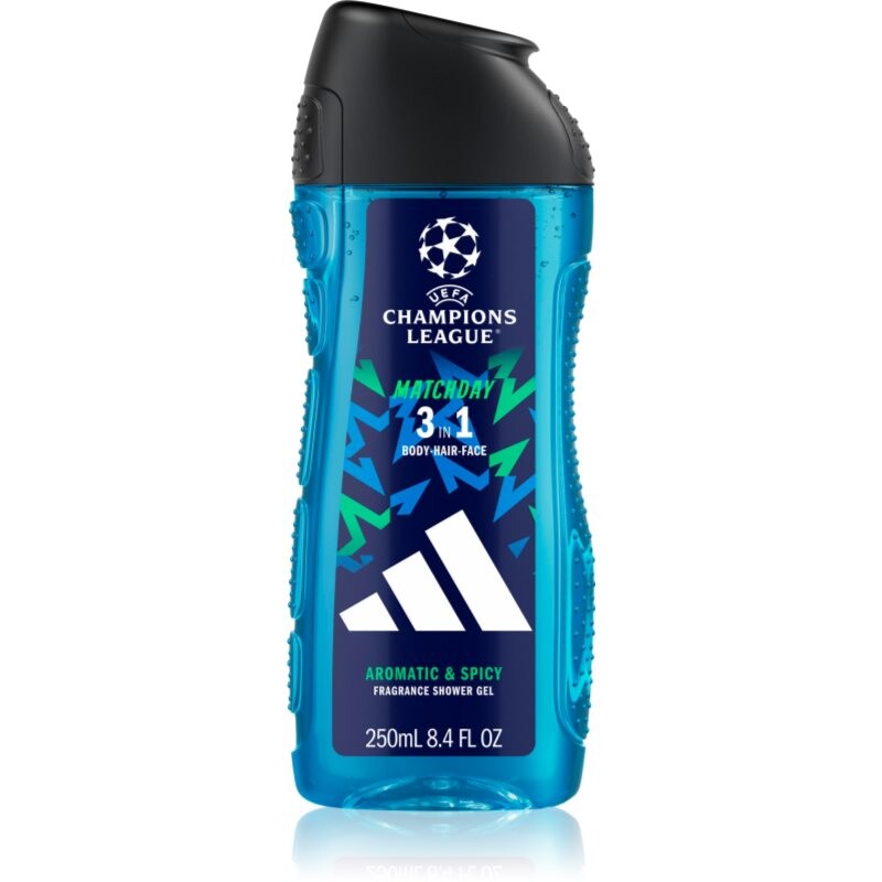 Adidas UEFA Champions League Matchday perfumed shower gel for men 250 ml