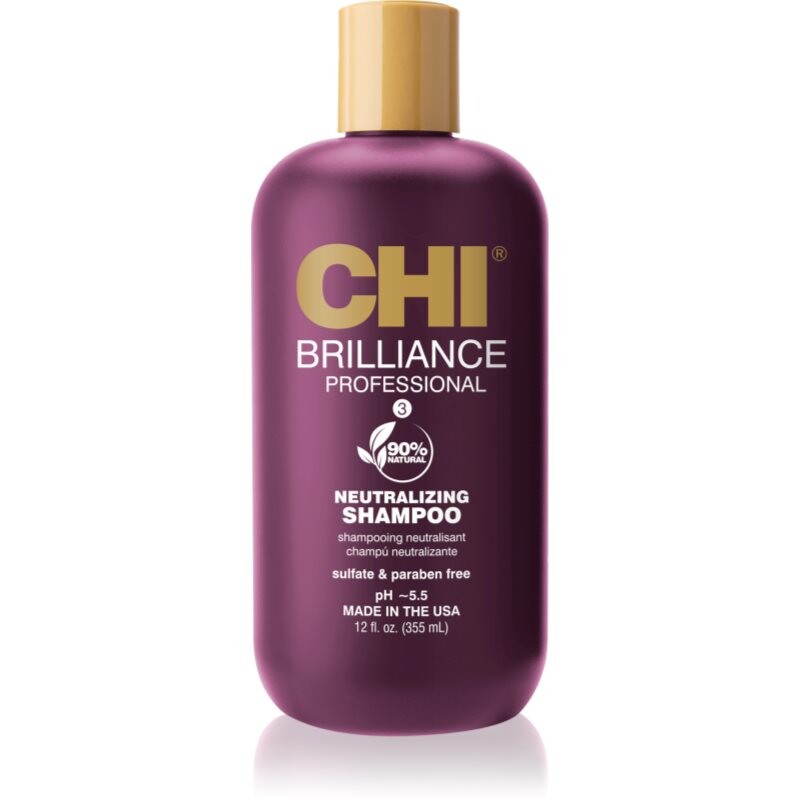 CHI Brilliance Deep Neutralizing Shampoo shampoo with olive oil 355 ml