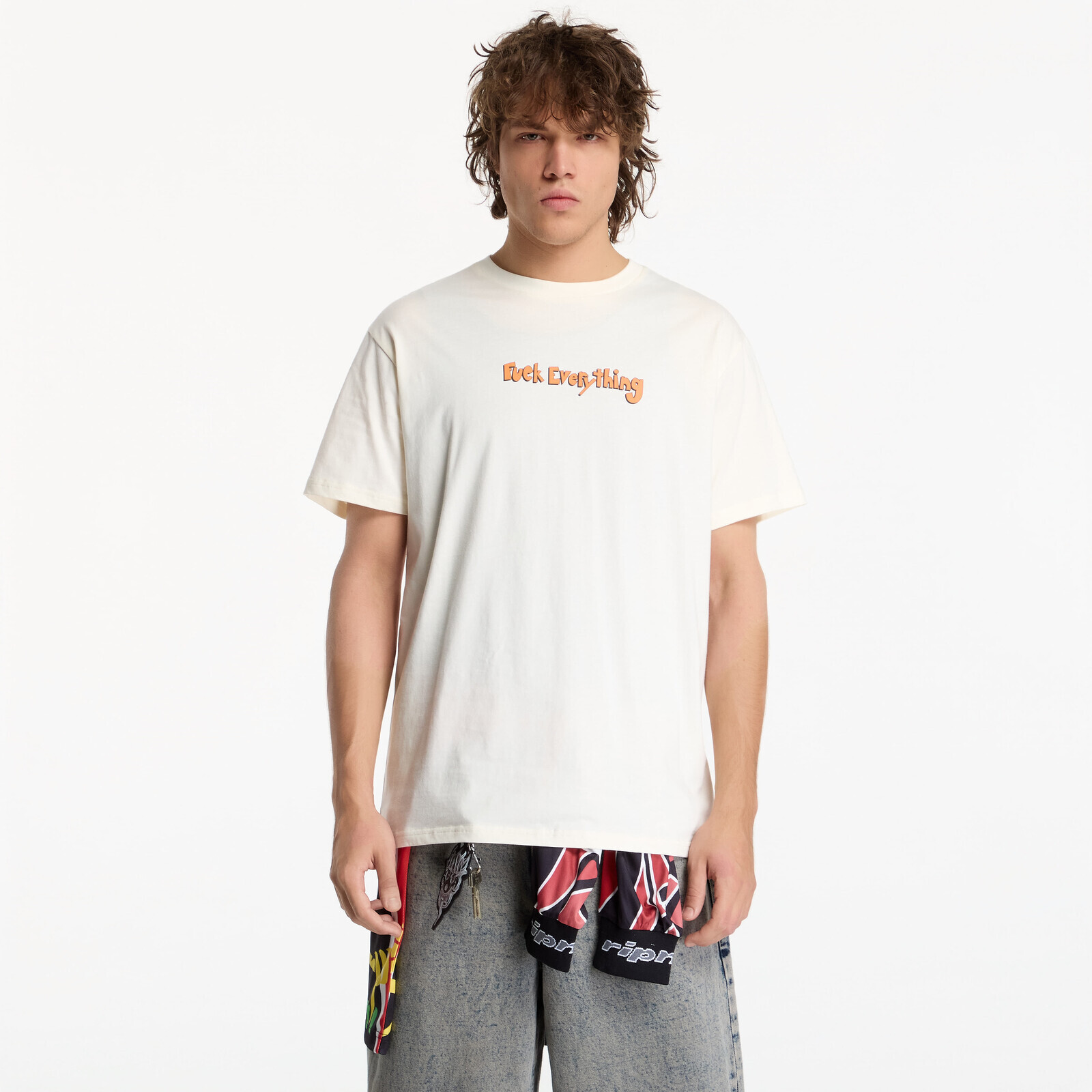 T-shirt RIPNDIP Fuck Everything Tee Bone L