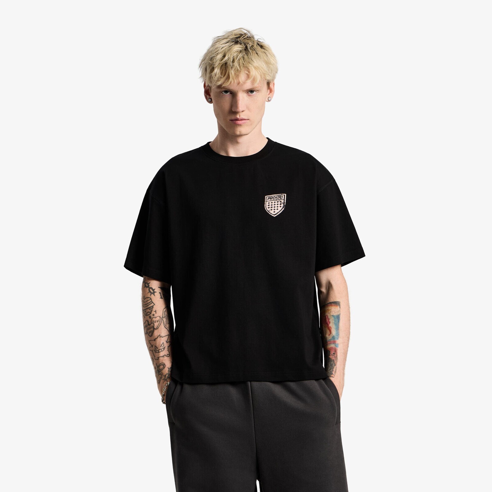 T-shirt Prosto T-shirt New Era Black S