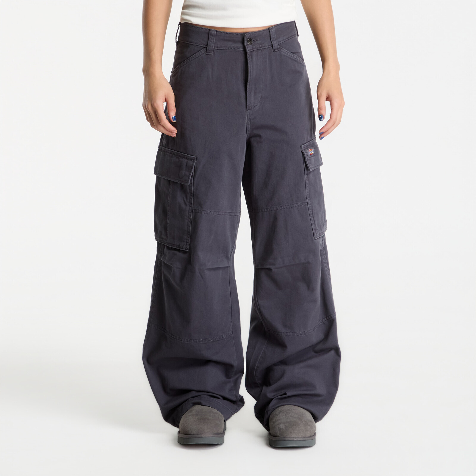 Pants Dickies 247 Loose Garment Dyed Cargo Grey W25