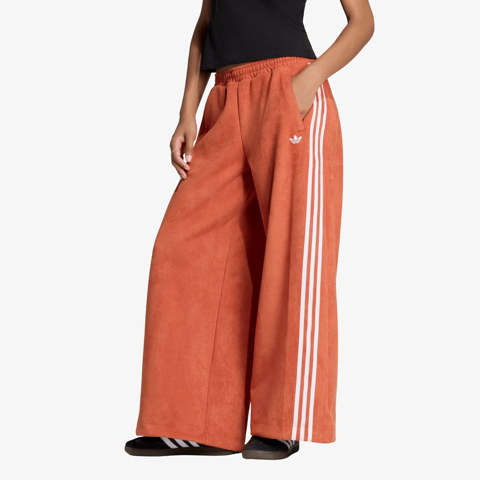 Pants adidas Adilenium Season 6 Faux Suede Track Pant Vermillion XL