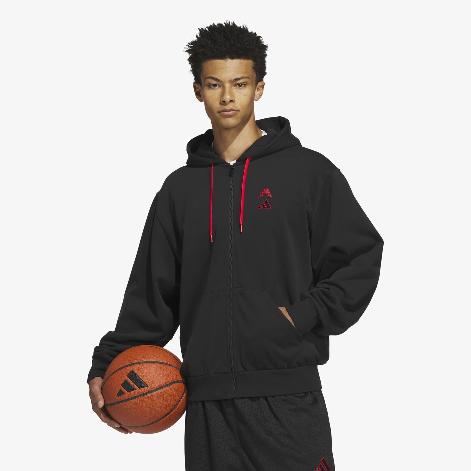Sweatshirt adidas Anthony Edwards Foundation Full Zip Hoody Black L