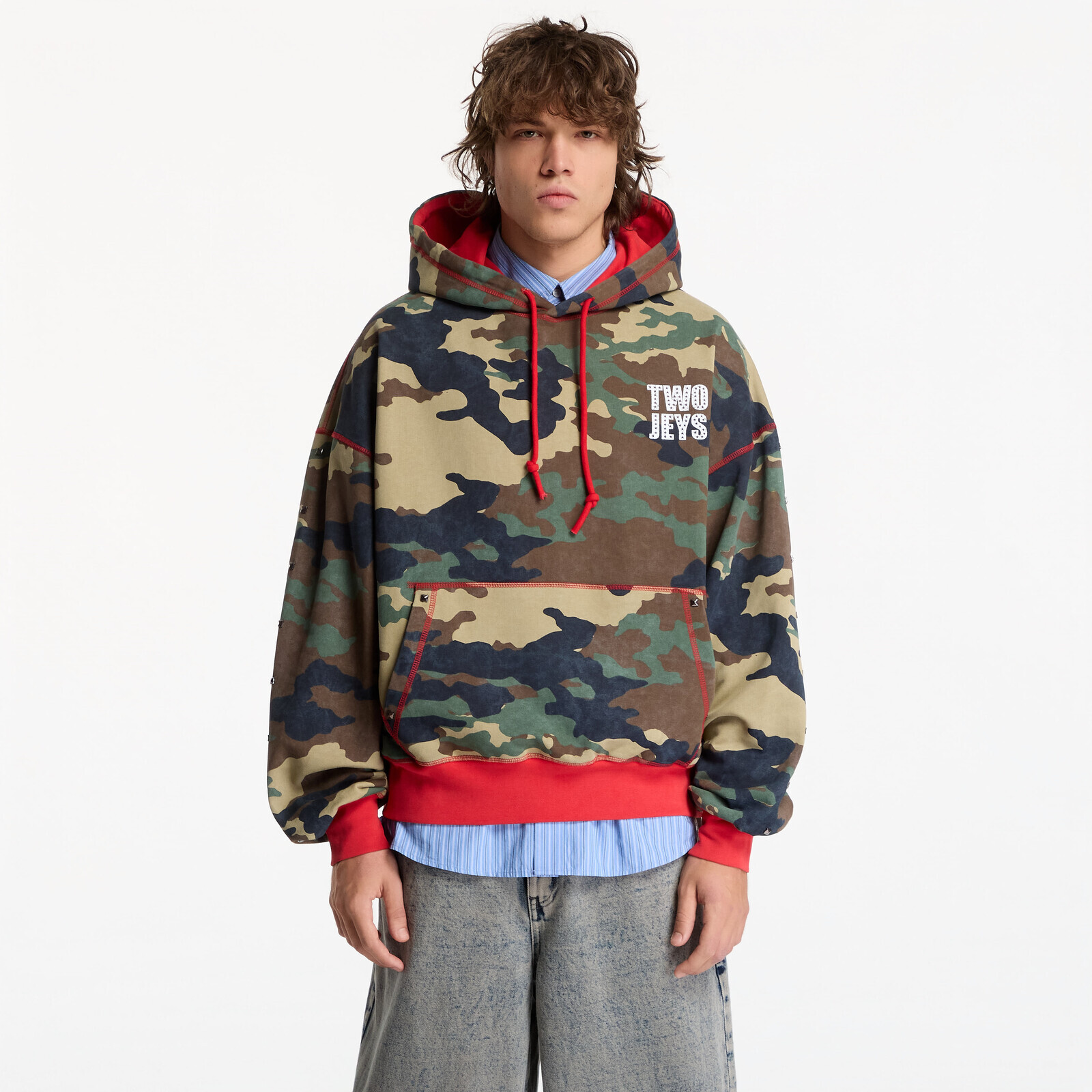 Sweatshirt TwoJeys Cross Camo Hoodie Camo XS