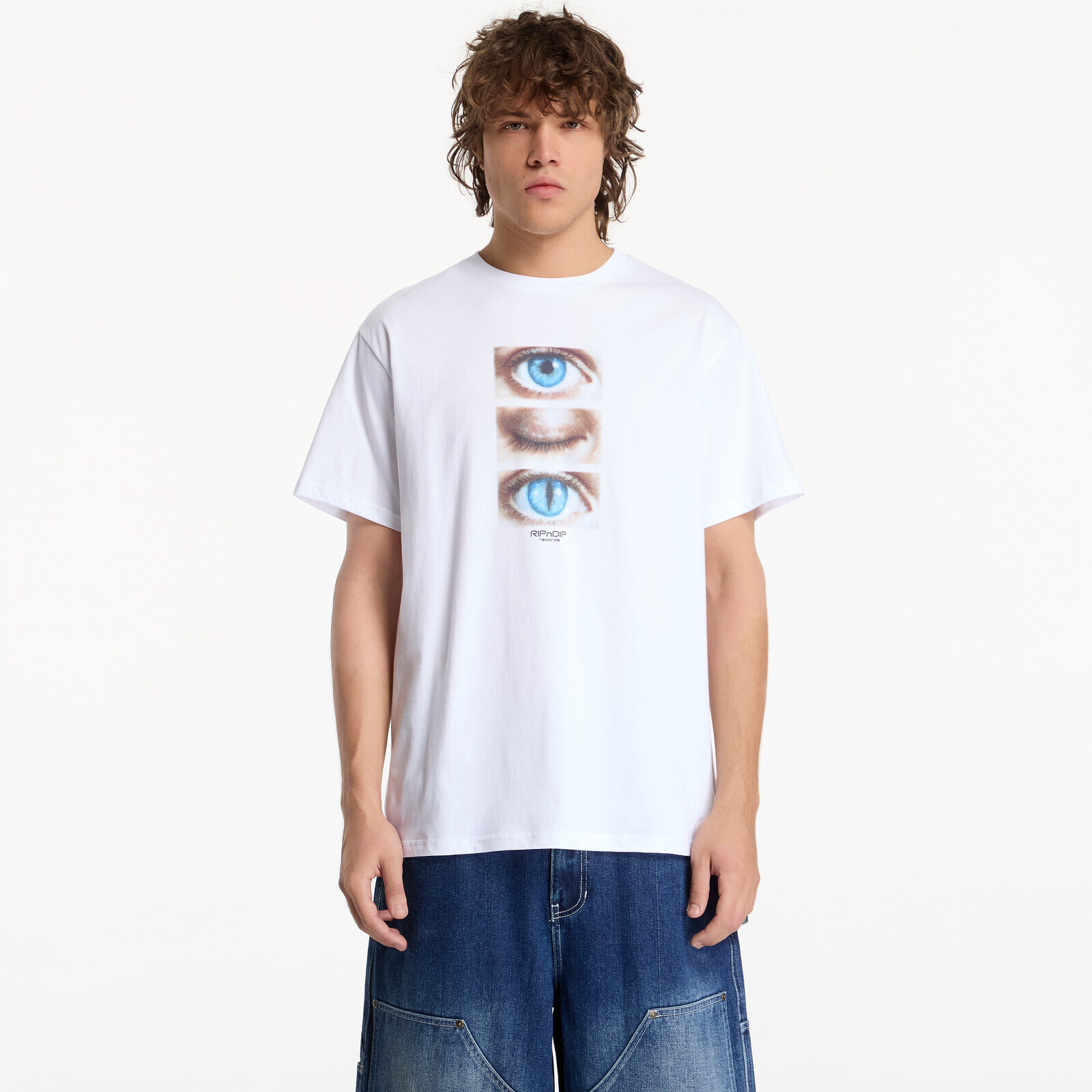 T-shirt RIPNDIP Eyes Opened Tee White XXL