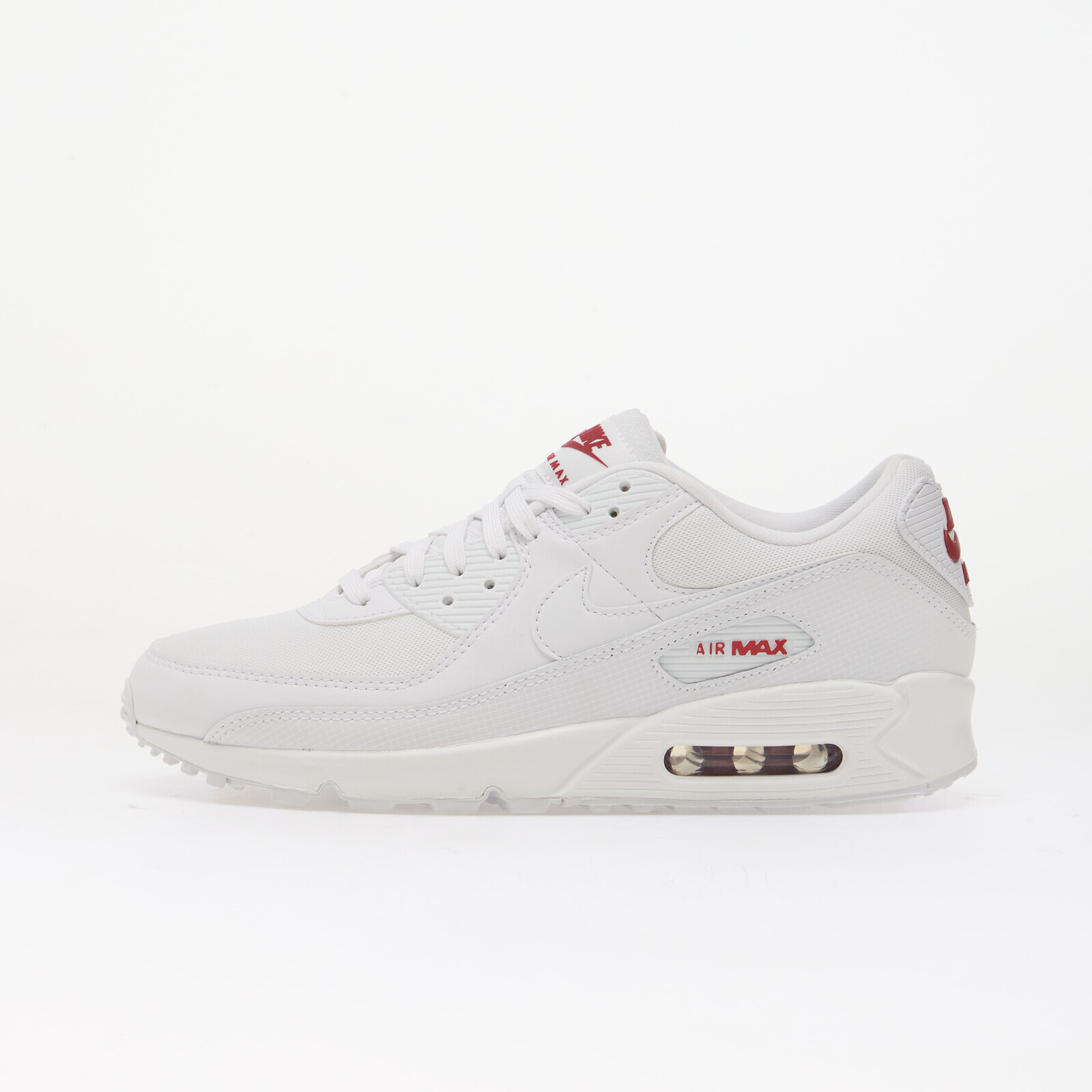 Sneakers Nike Air Max 90 White/ White-Tough Red UK 8