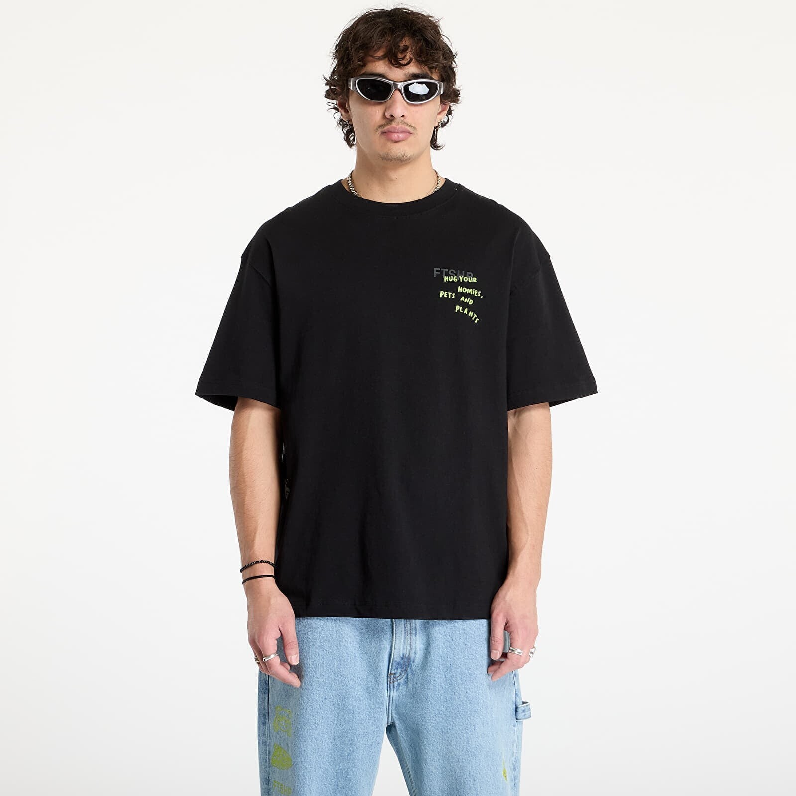 T-shirt FTSHP x Spiritual Gangster T-Shirt UNISEX Yup Black L