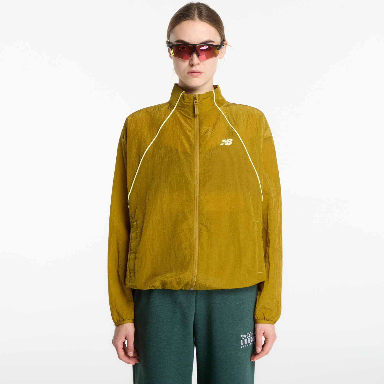Jacket New Balance Sport Legacy Jacket Basil Oil S