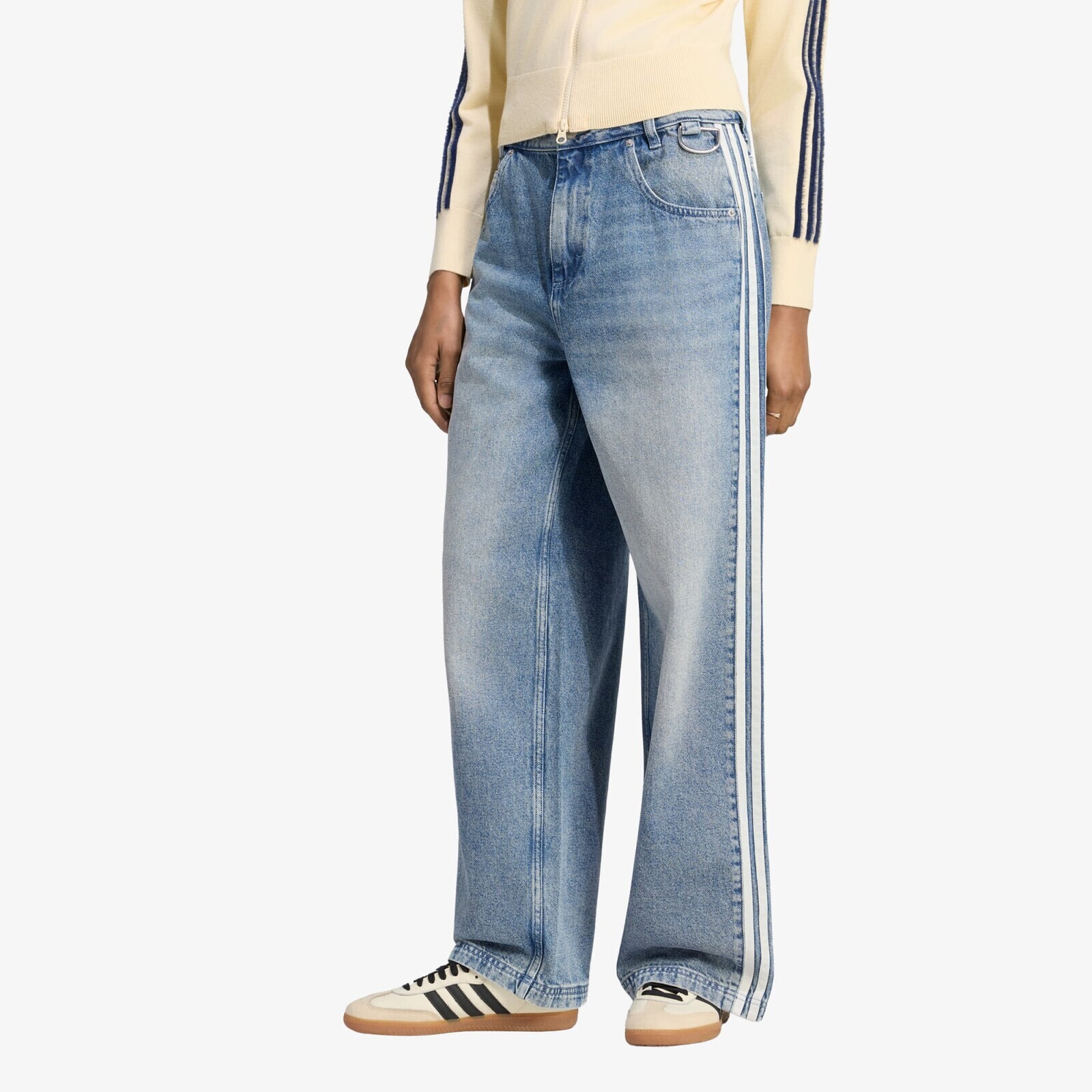 Pants adidas Adilenium Season 6 Baggy Denim Pants Blue 29/32