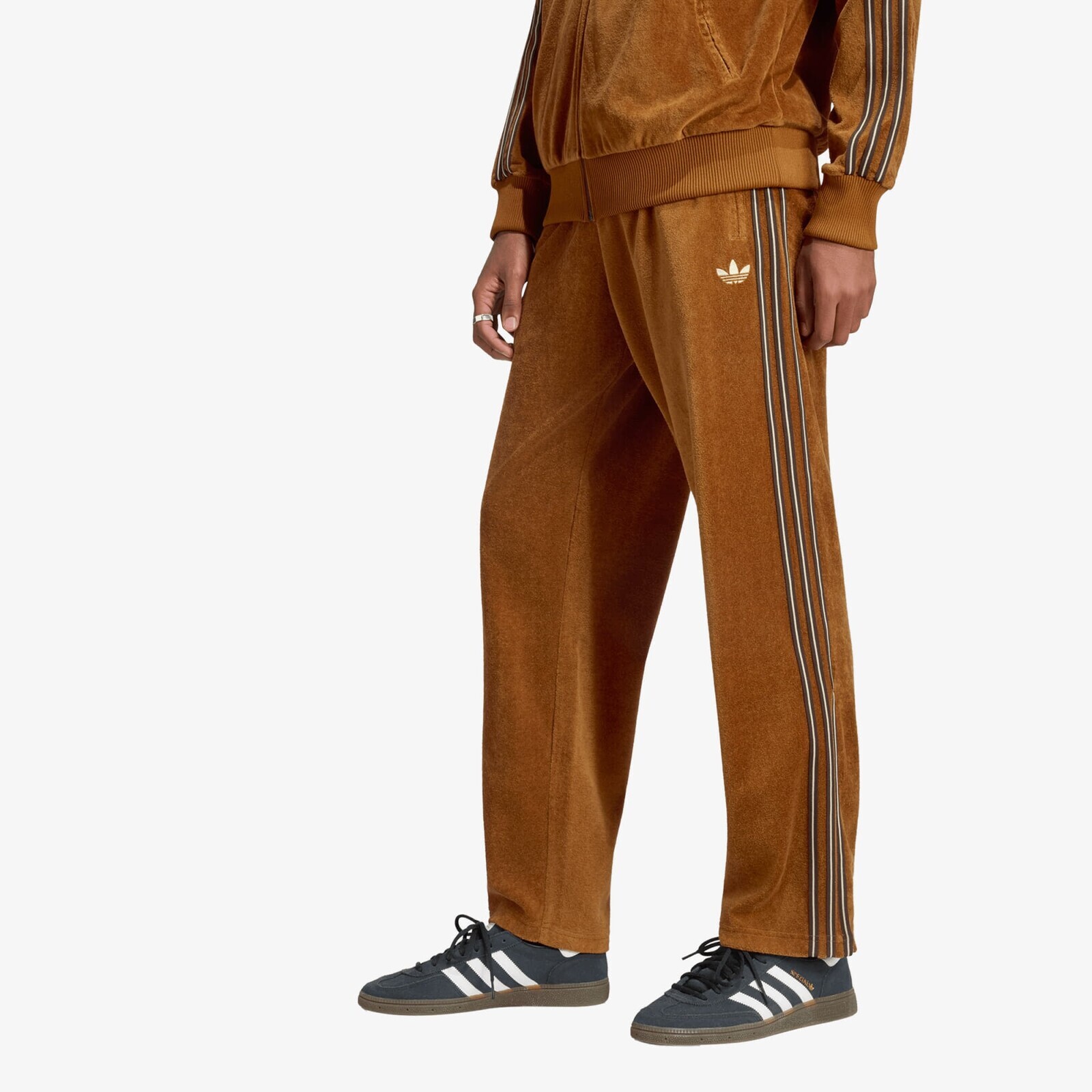 Pants adidas Firebird Velour Track Pants Dusky Bronze XL