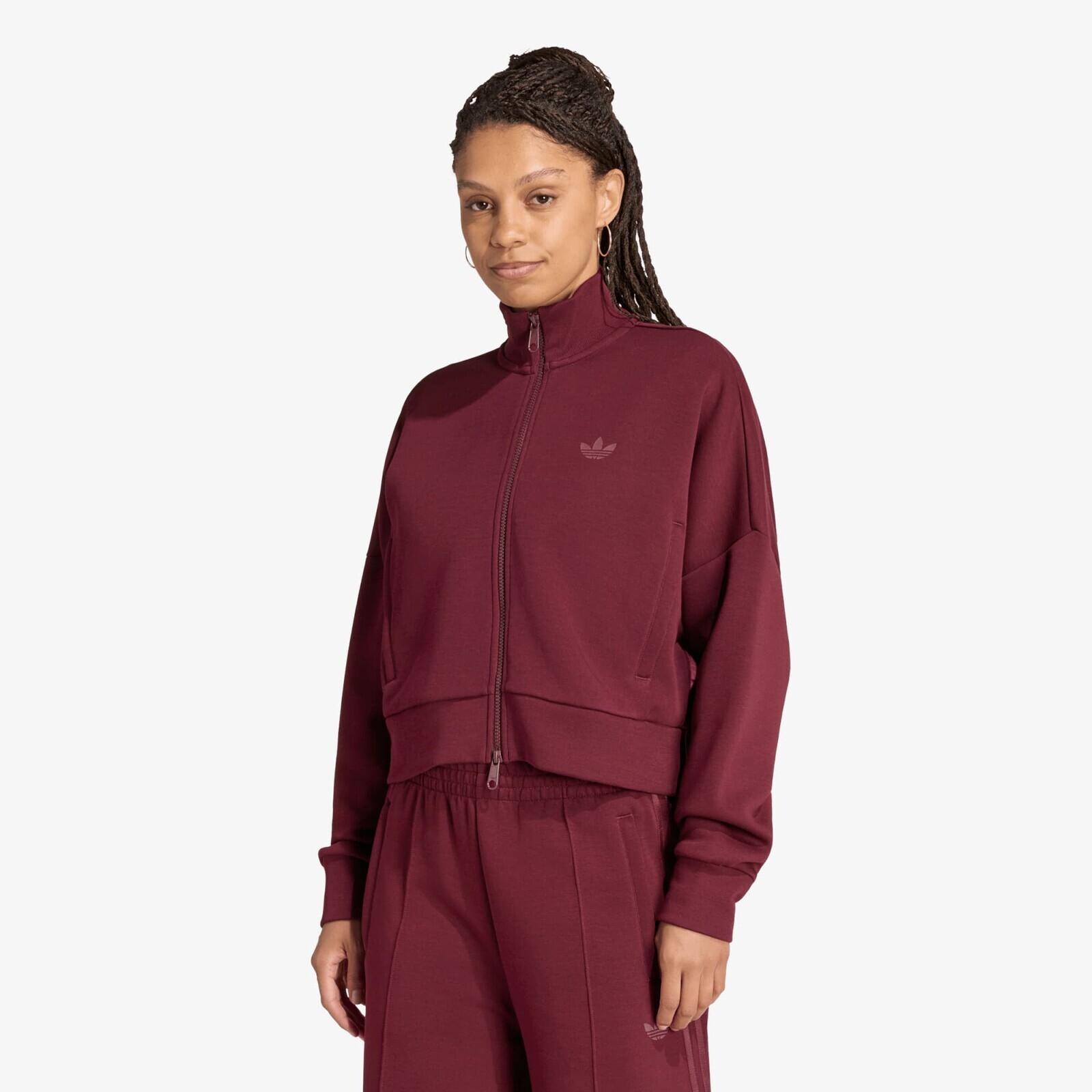 Sweatshirt adidas Spacer Tracktop Maroon M