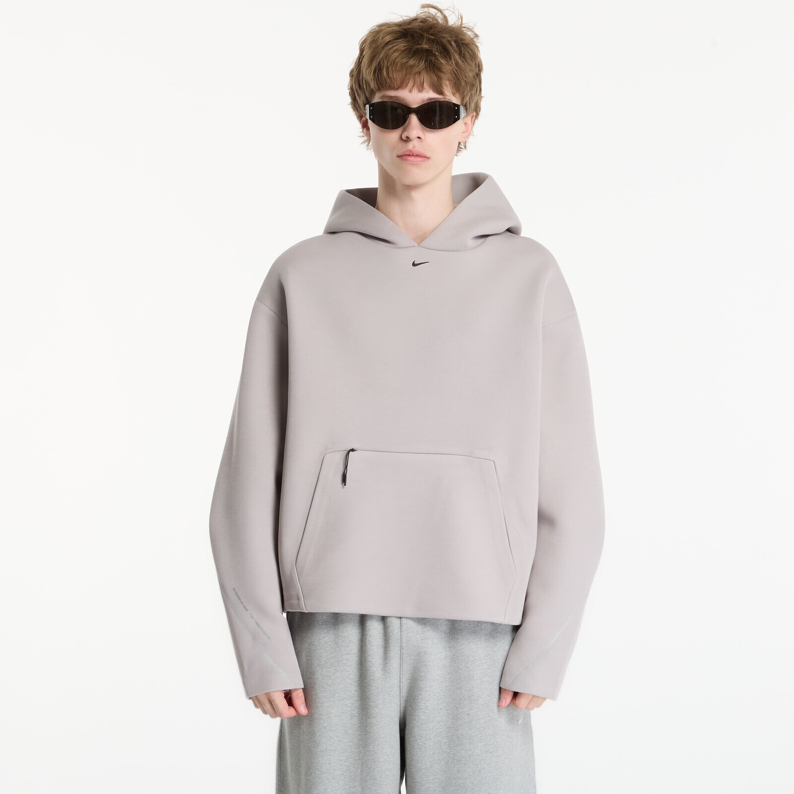 Sweatshirt Nike Tech Fleece Pullover Hoodie College Grey/ Black XXL