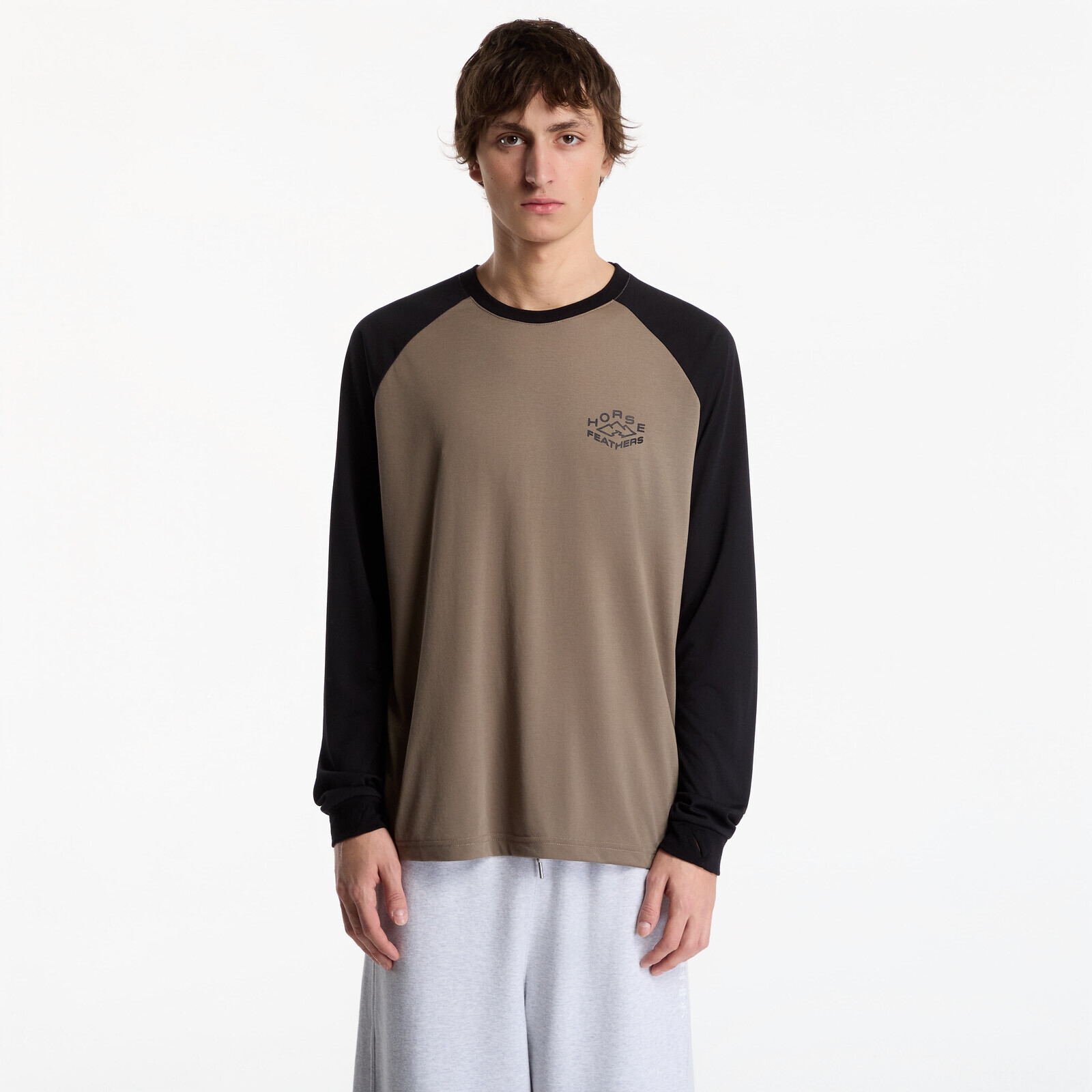 T-shirt Horsefeathers Shank Ls T-Shirt Fossil L