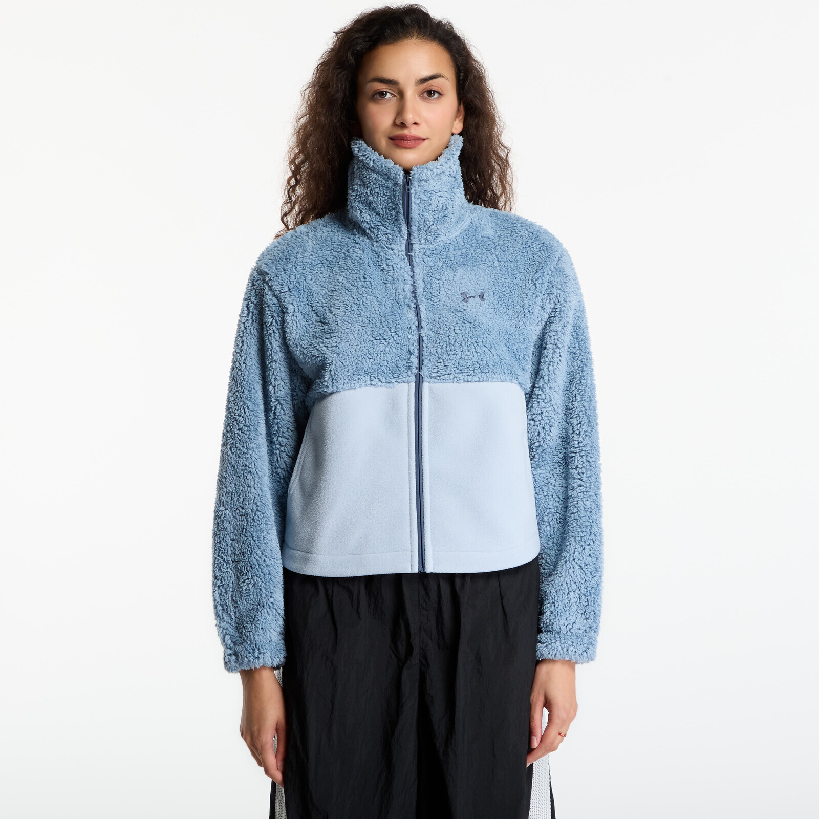 Sweatshirt Under Armour W Basecamp Fleece Fz Blue Wind L