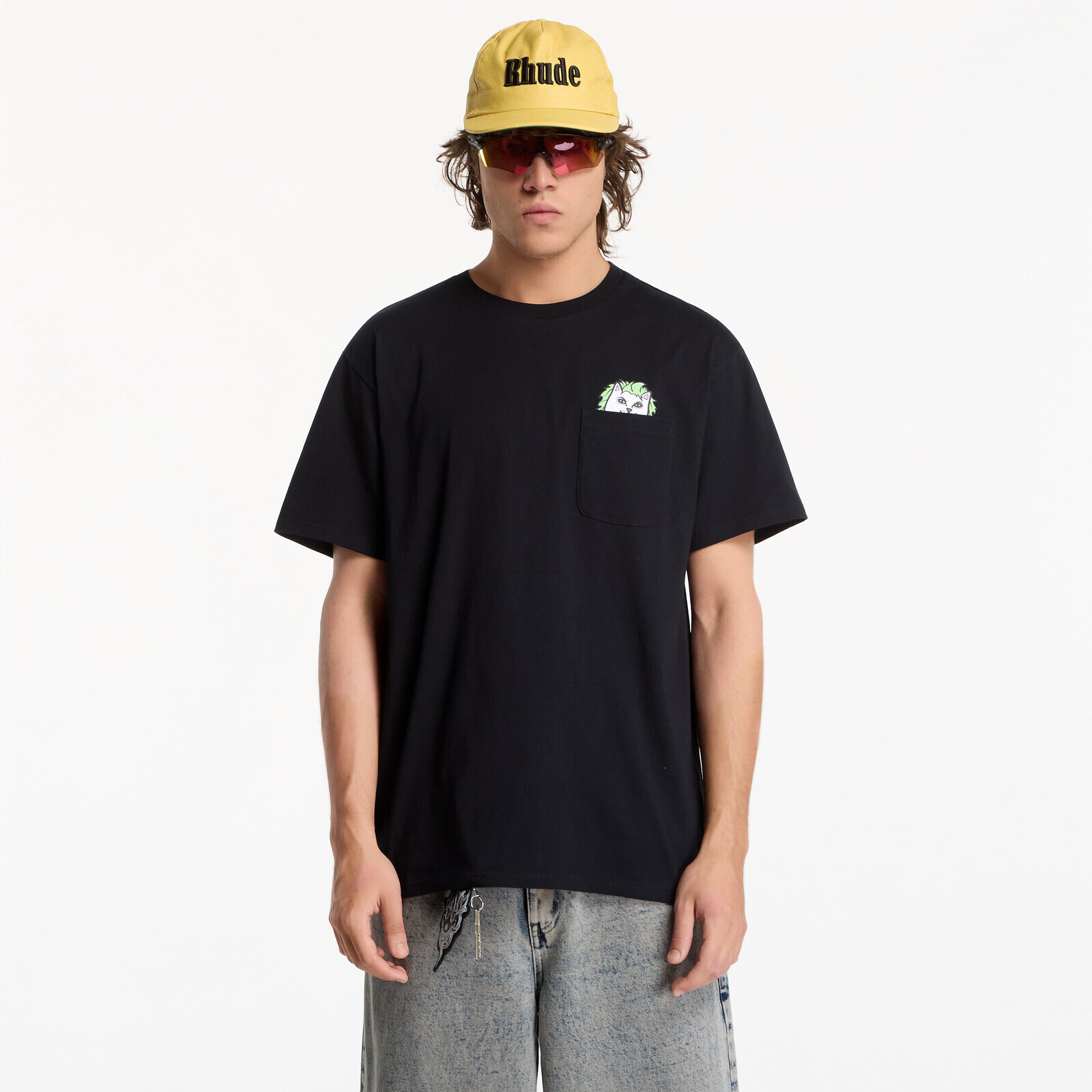 T-shirt RIPNDIP Bug Drank Nerm Pocket Tee Black XXL