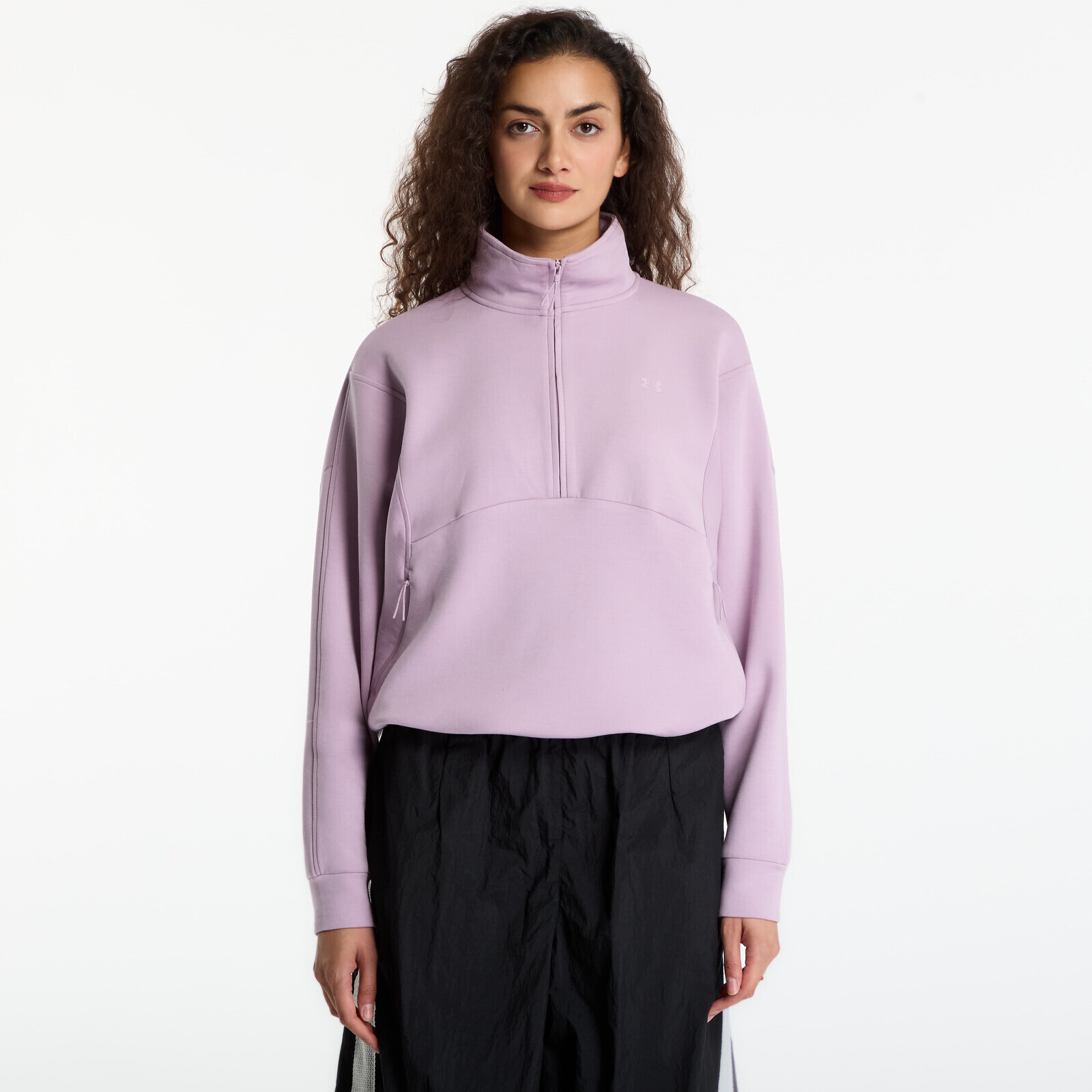 Sweatshirt Under Armour Unstoppable Fleece HZ Mauve Pink S